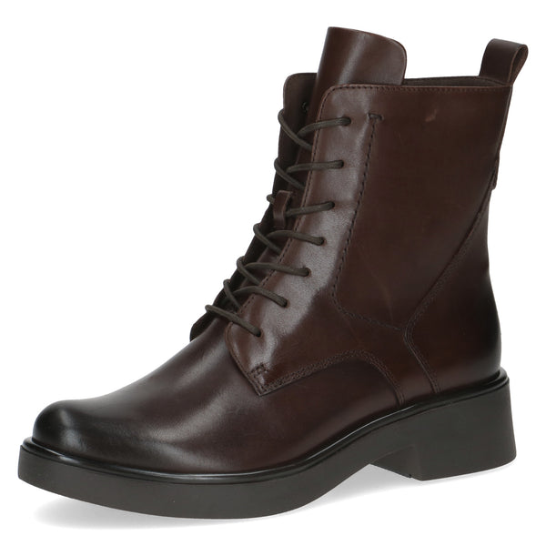 Caprice Ladies’ Laced Ankle Boots with Zip – 9-25101-45